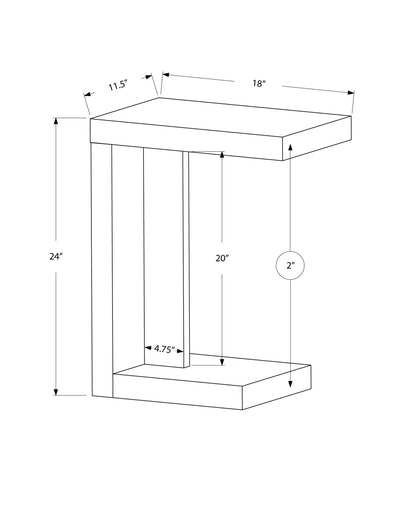 Hollow Core Accent Table